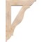 Ekena Millwork Funston Traditional Smooth Bracket w/ Offset Brace, Douglas Fir, 7 1/2"W x 32"D x 44"H BKT0806X32X44FST01SDF - alternate 2